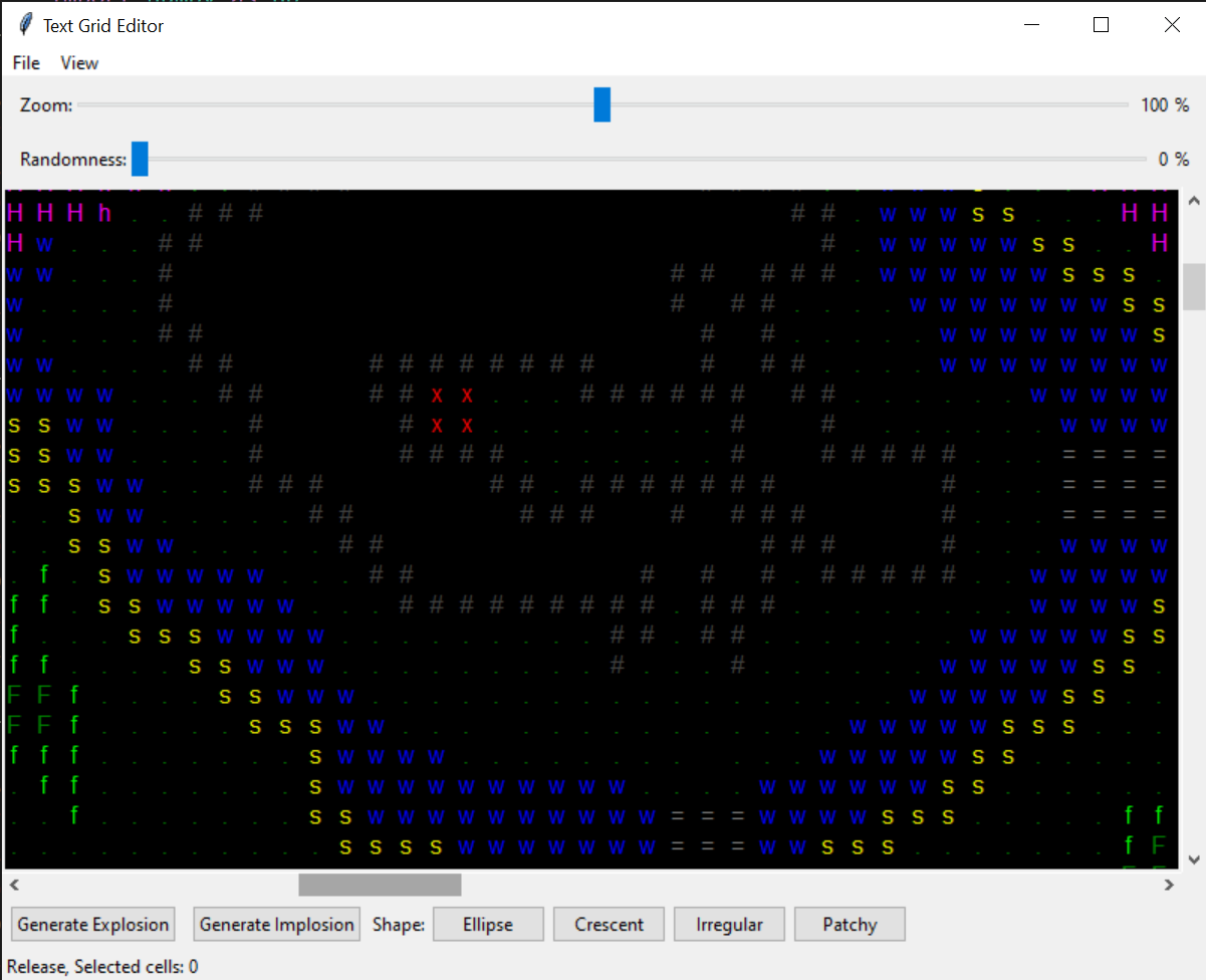 ASCII Map Painter